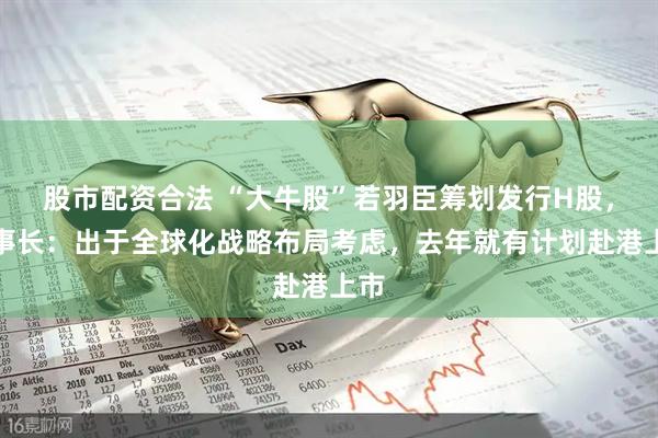 股市配资合法 “大牛股”若羽臣筹划发行H股，董事长：出于全球化战略布局考虑，去年就有计划赴港上市