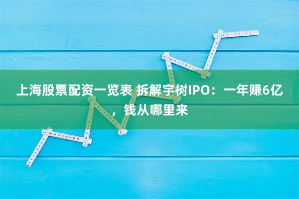 上海股票配资一览表 拆解宇树IPO:一年赚6亿,钱从哪里来